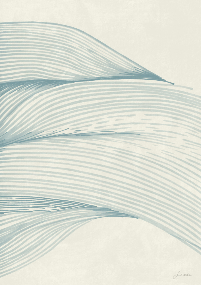 Ocean in lines 01 — artwork by Lucrecia Caporale
