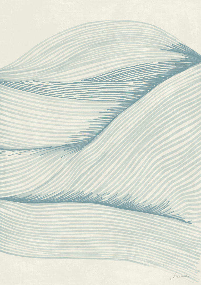 Ocean in lines 02 — artwork by Lucrecia Caporale