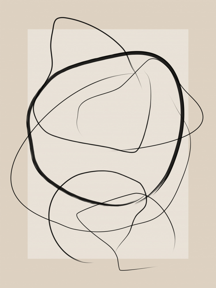 Soft Abstract Lines Art — artwork by Elena Ristova
